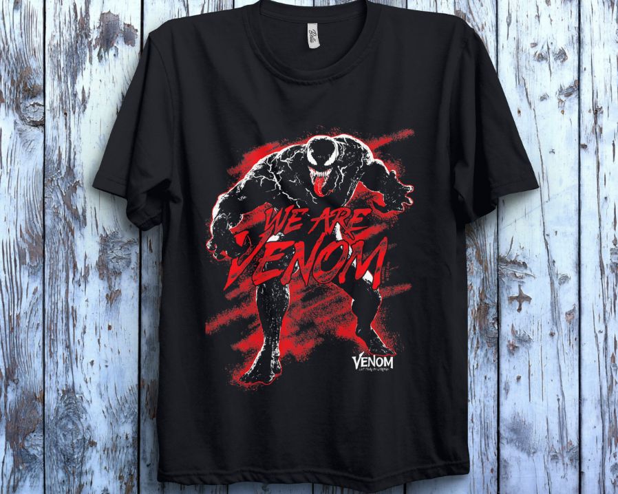 Marvel Venom Let There Be Carnage We Are Venom Red Splash Unisex Gift T-Shirt Marvel Venom Let There Be Carnage We Are Venom Red Splash Unisex Gift T-Shirt