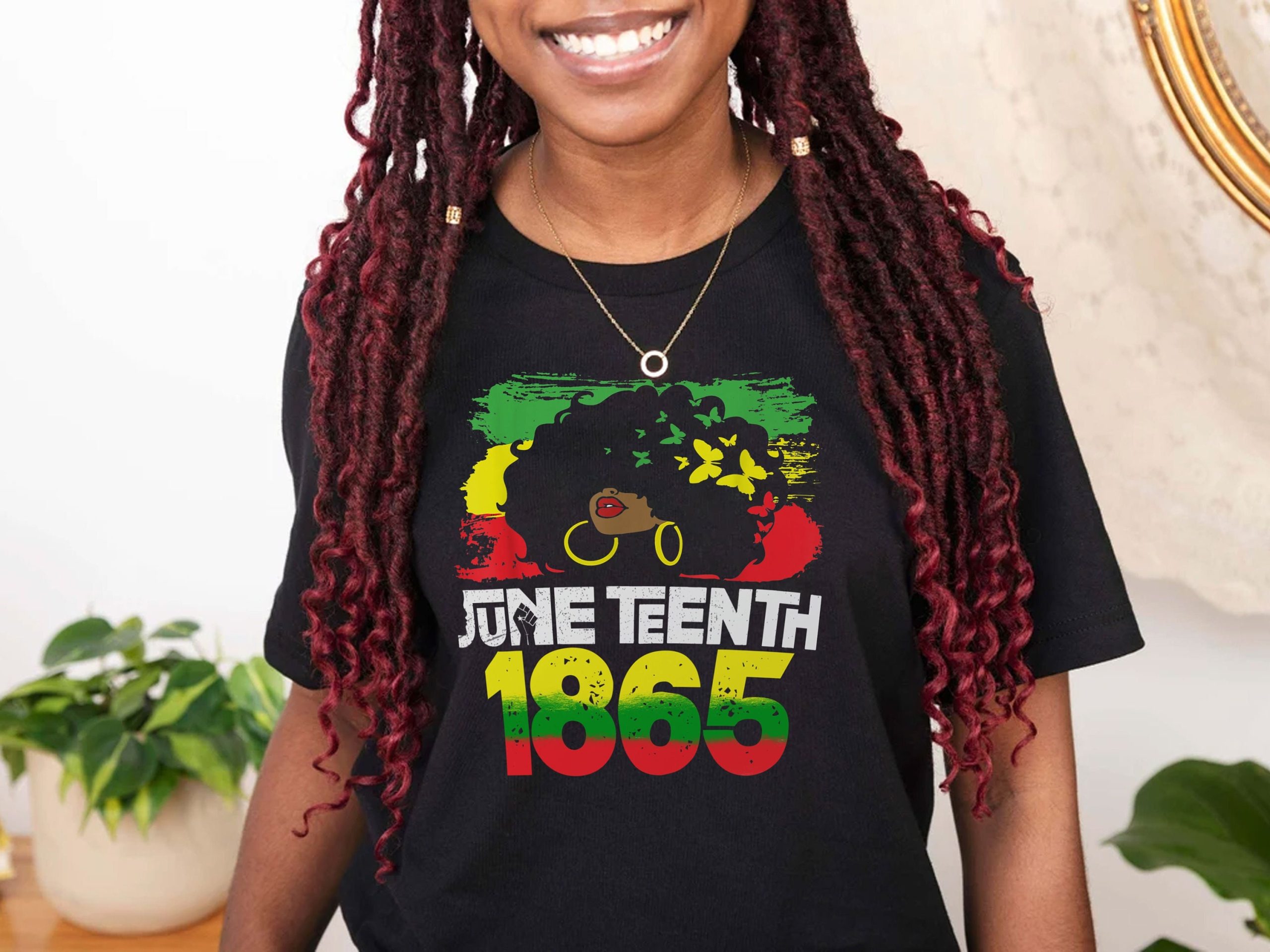 Melanin Girl Juneteenth 1865 Black History Independence Day Unisex T-Shirt Melanin Girl Juneteenth 1865 Black History Independence Day Unisex T-Shirt