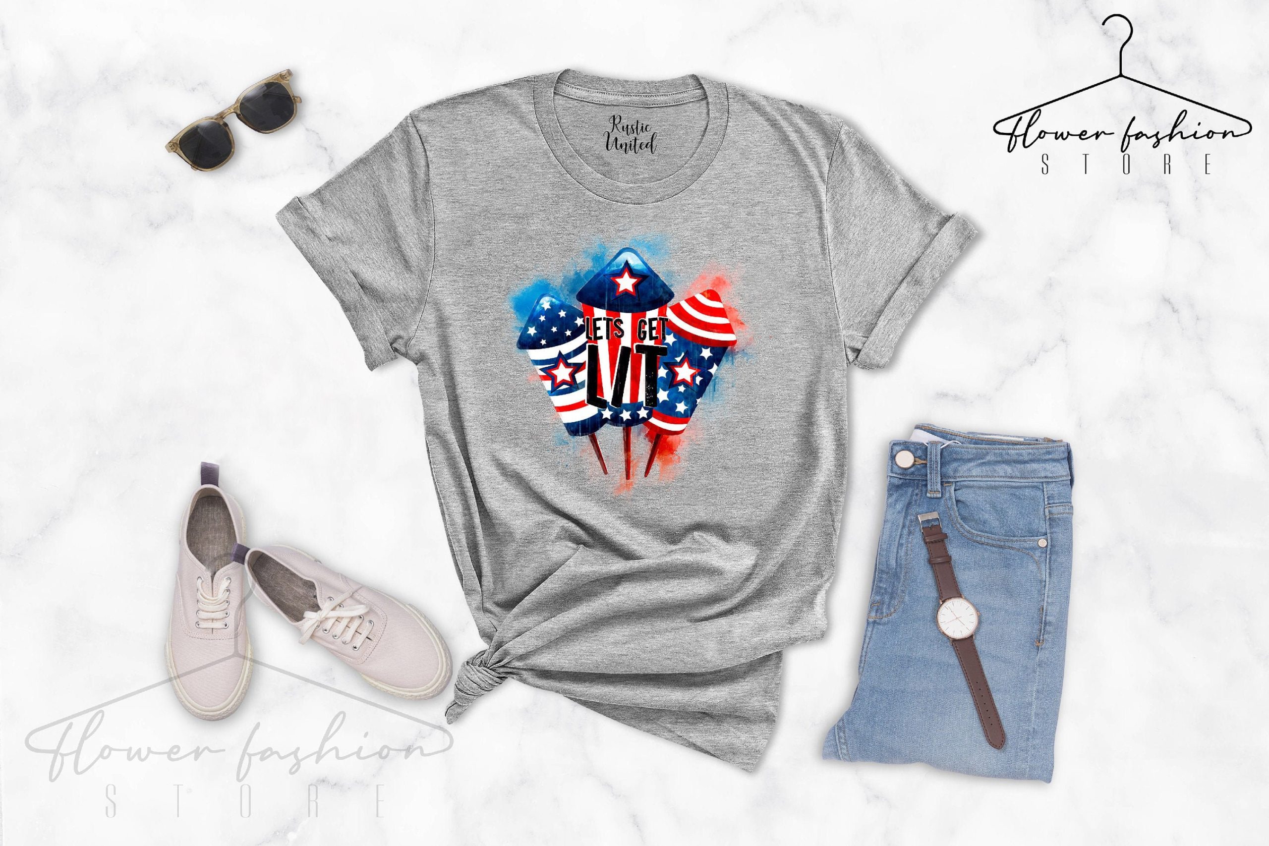 Men's 4th Of July Fourth Of July Party Fireworks Celebration American Flag Unisex T-Shirt Men's 4th Of July Fourth Of July Party Fireworks Celebration American Flag Unisex T-Shirt