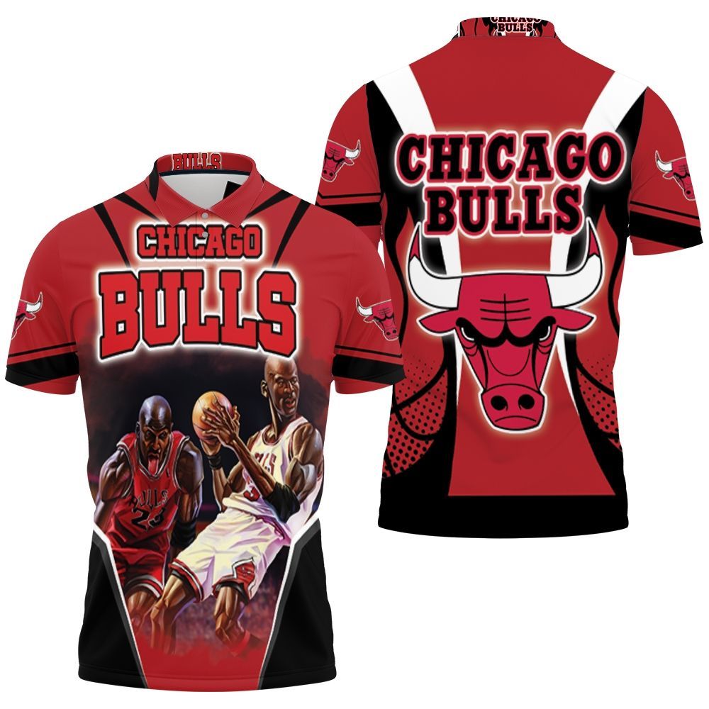 Michael Jordan 23 Chicago Bulls Caricature Style Polo Shirt All Over Print Shirt 3d T-shirt Michael Jordan 23 Chicago Bulls Caricature Style Polo Shirt All Over Print Shirt 3d T-shirt
