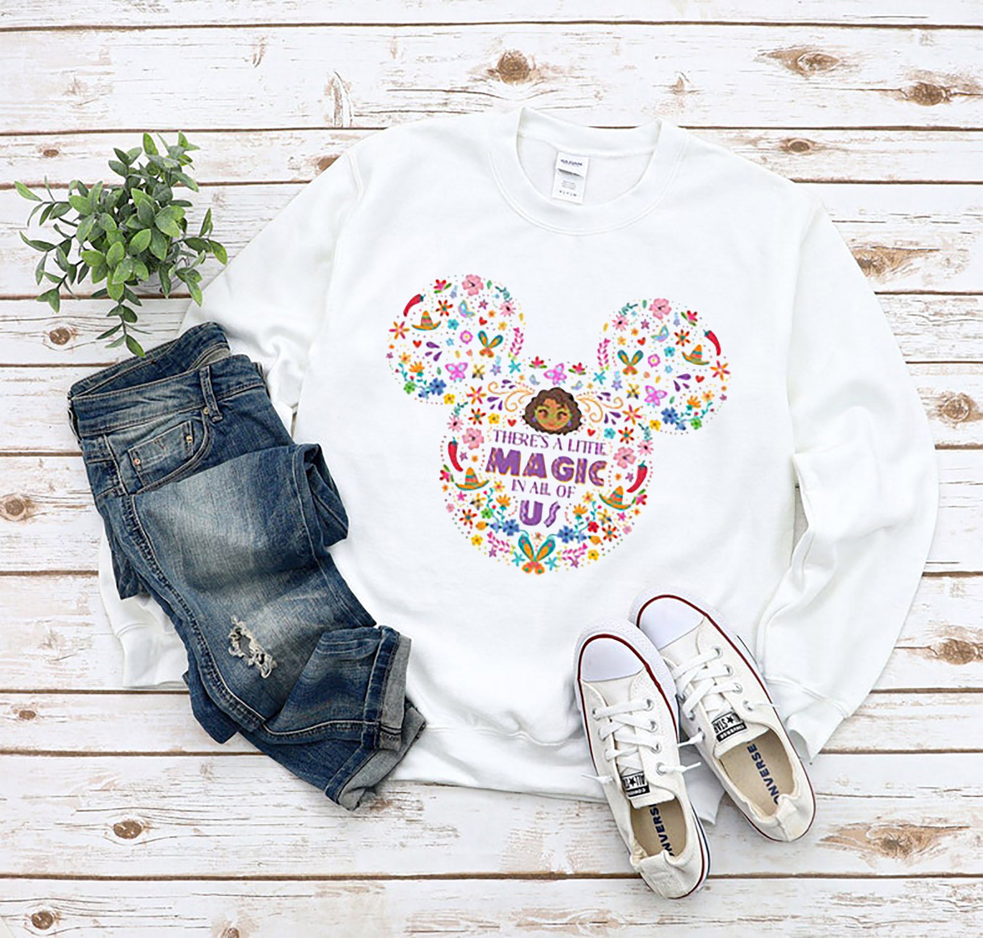 Mickey Eacanto Disney World Unisex Sweatshirt Mickey Eacanto Disney World Unisex Sweatshirt