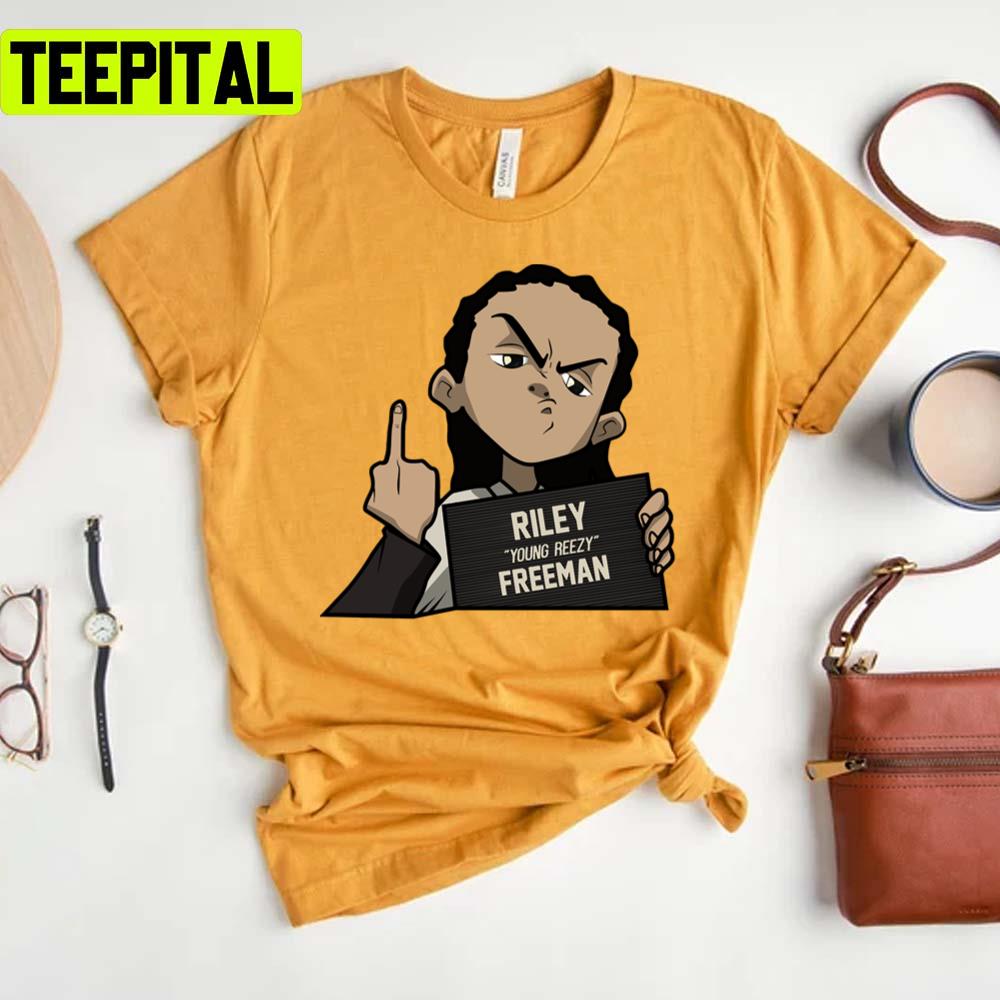 Middle Finger Riley Freeman The Boondocks Unisex T-Shirt Middle Finger Riley Freeman The Boondocks Unisex T-Shirt