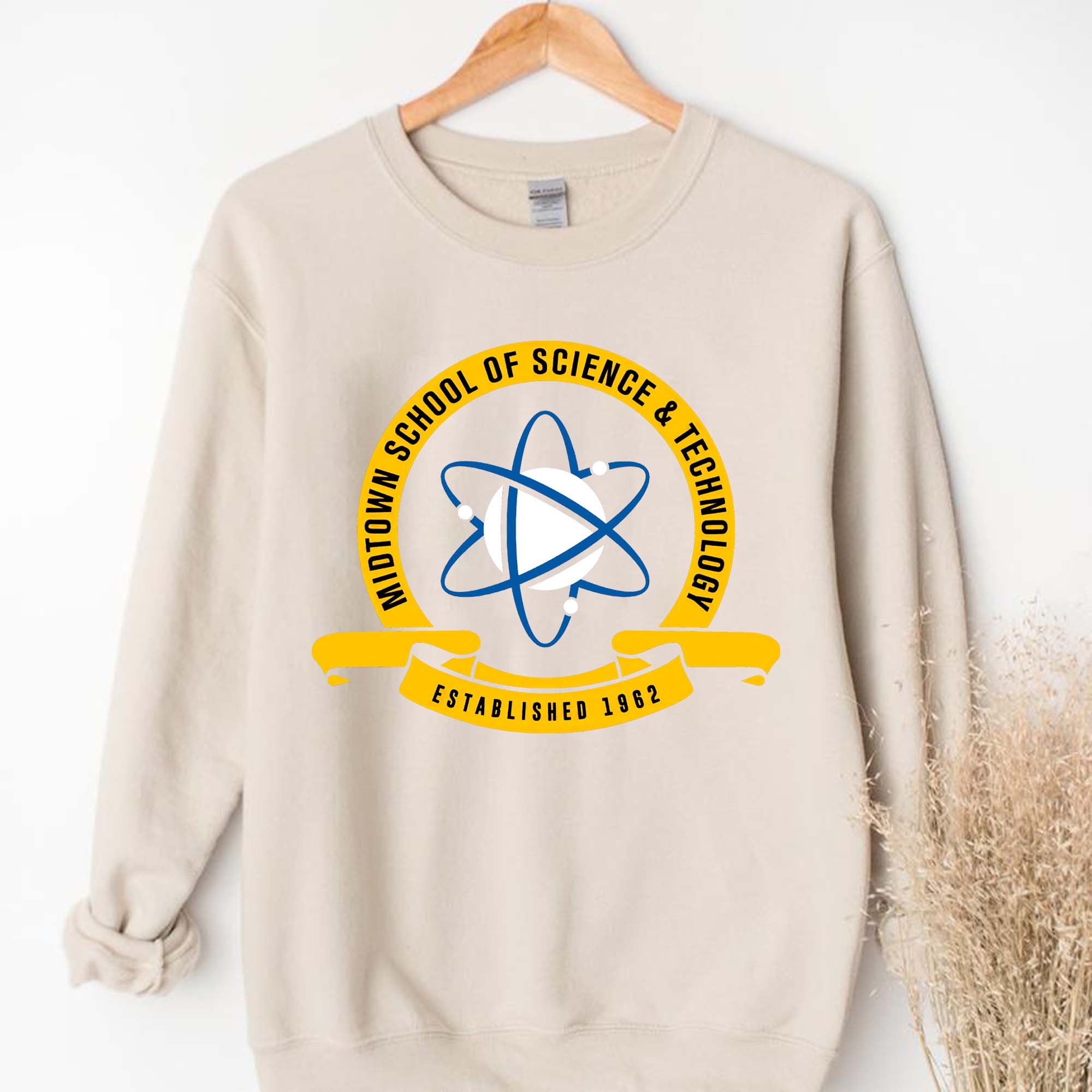 Midtown School Of Science And Technology Established 1962 Unisex Sweatshirt Midtown School Of Science And Technology Established 1962 Unisex Sweatshirt
