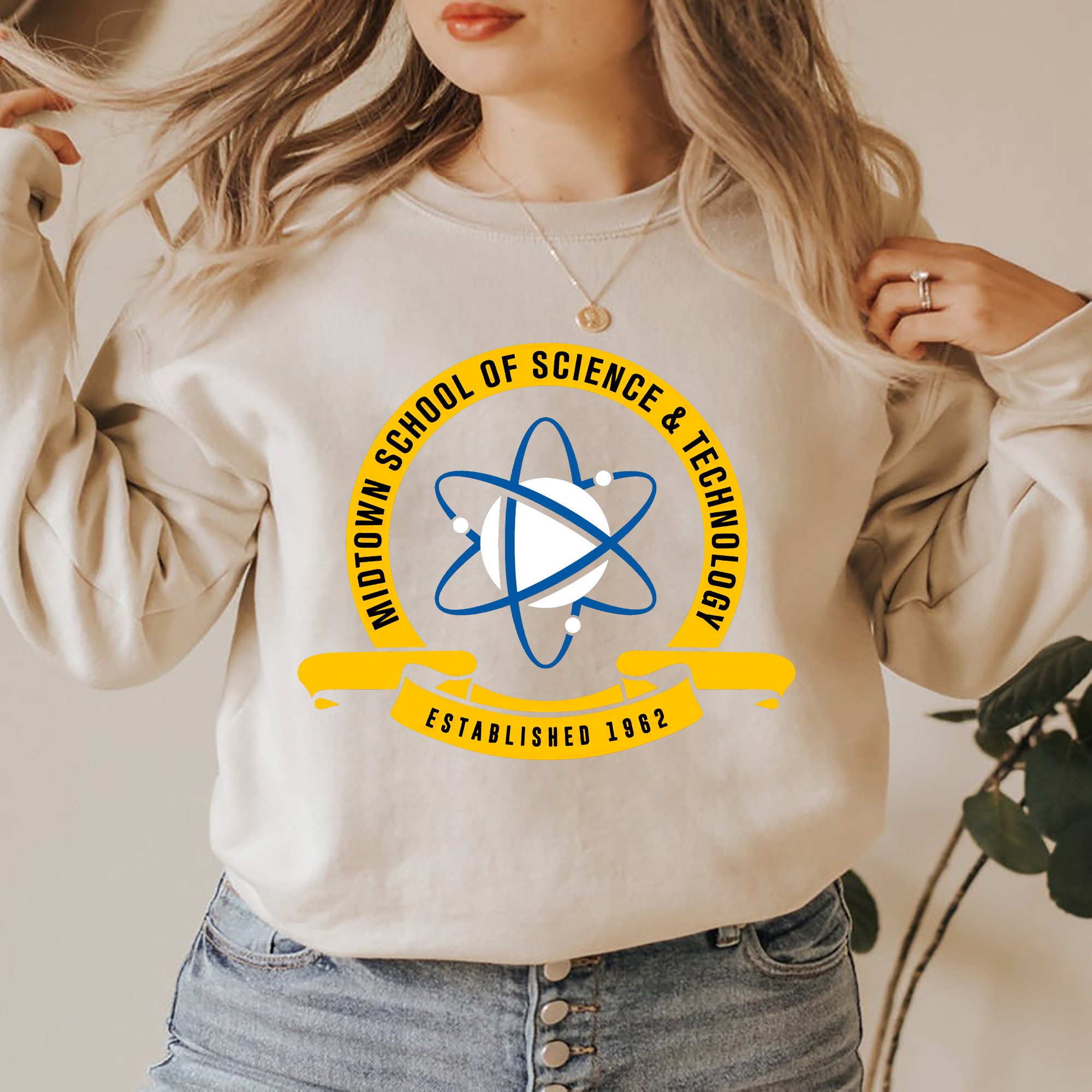 Midtown School Of Science And Technology Established 1962 Unisex Sweatshirt Midtown School Of Science And Technology Established 1962 Unisex Sweatshirt
