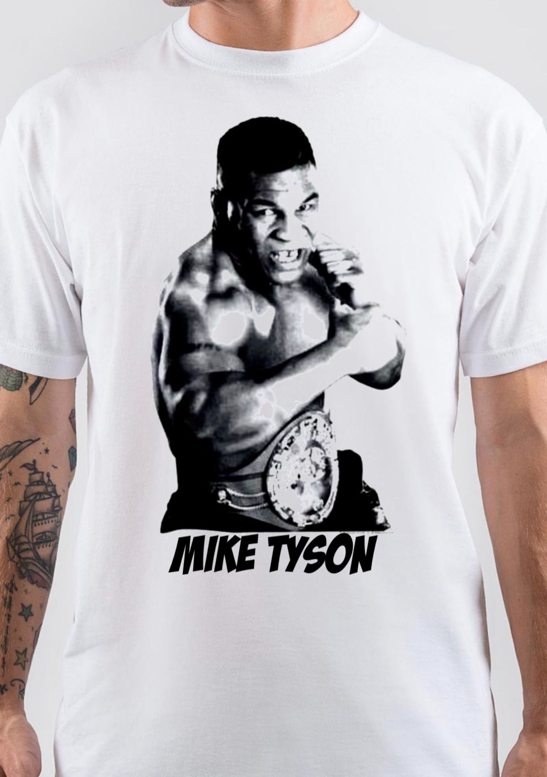 Mike Tyson Black Retro Art Unisex T-Shirt Mike Tyson Black Retro Art Unisex T-Shirt