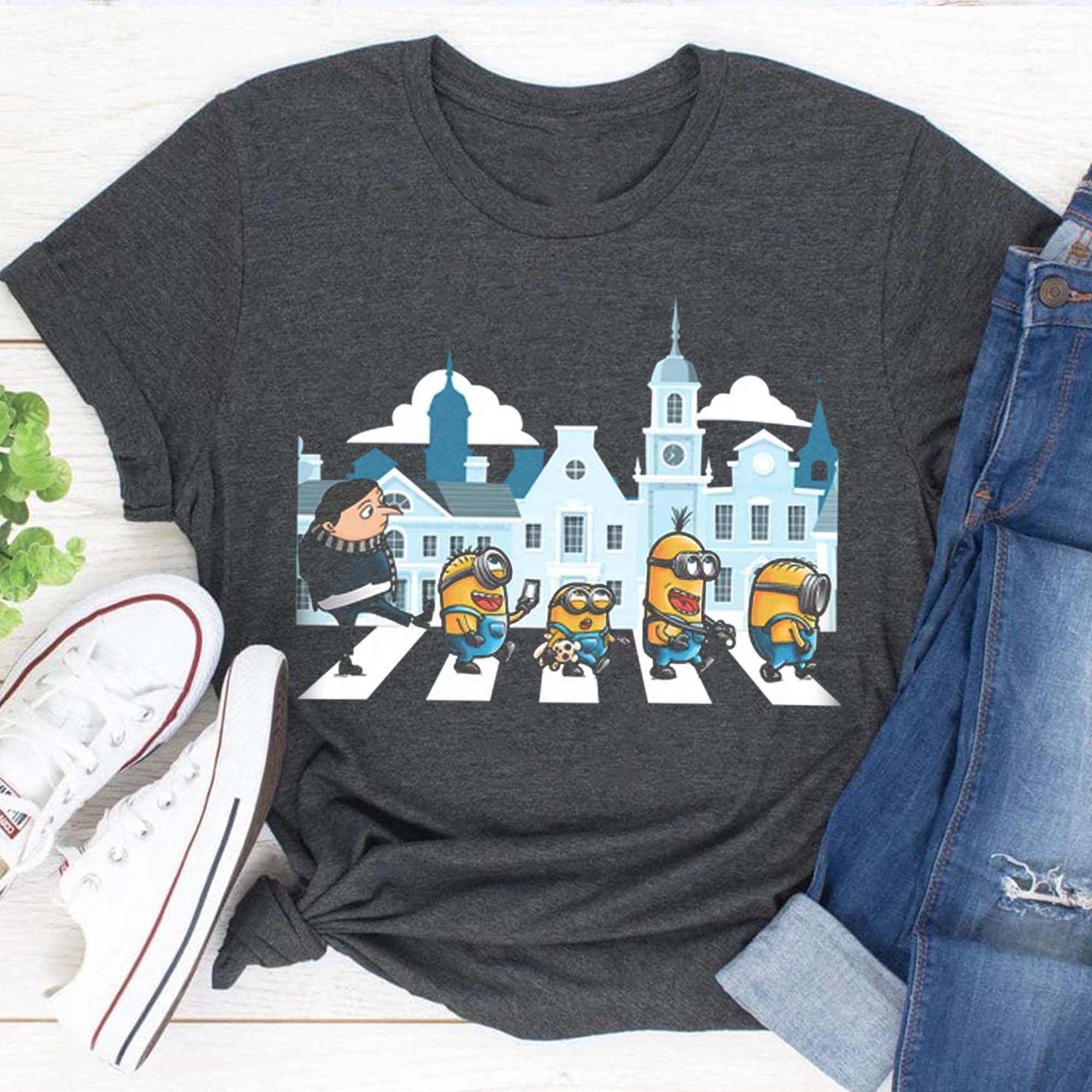Minions Family And Gru Despicable Me Unisex T-Shirt Minions Family And Gru Despicable Me Unisex T-Shirt