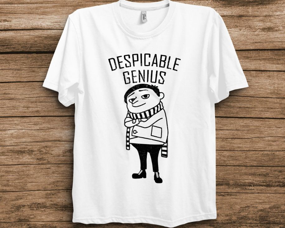 Minions The Rise Of Gru Despicable Genius Outline Unisex T-Shirt Minions The Rise Of Gru Despicable Genius Outline Unisex T-Shirt