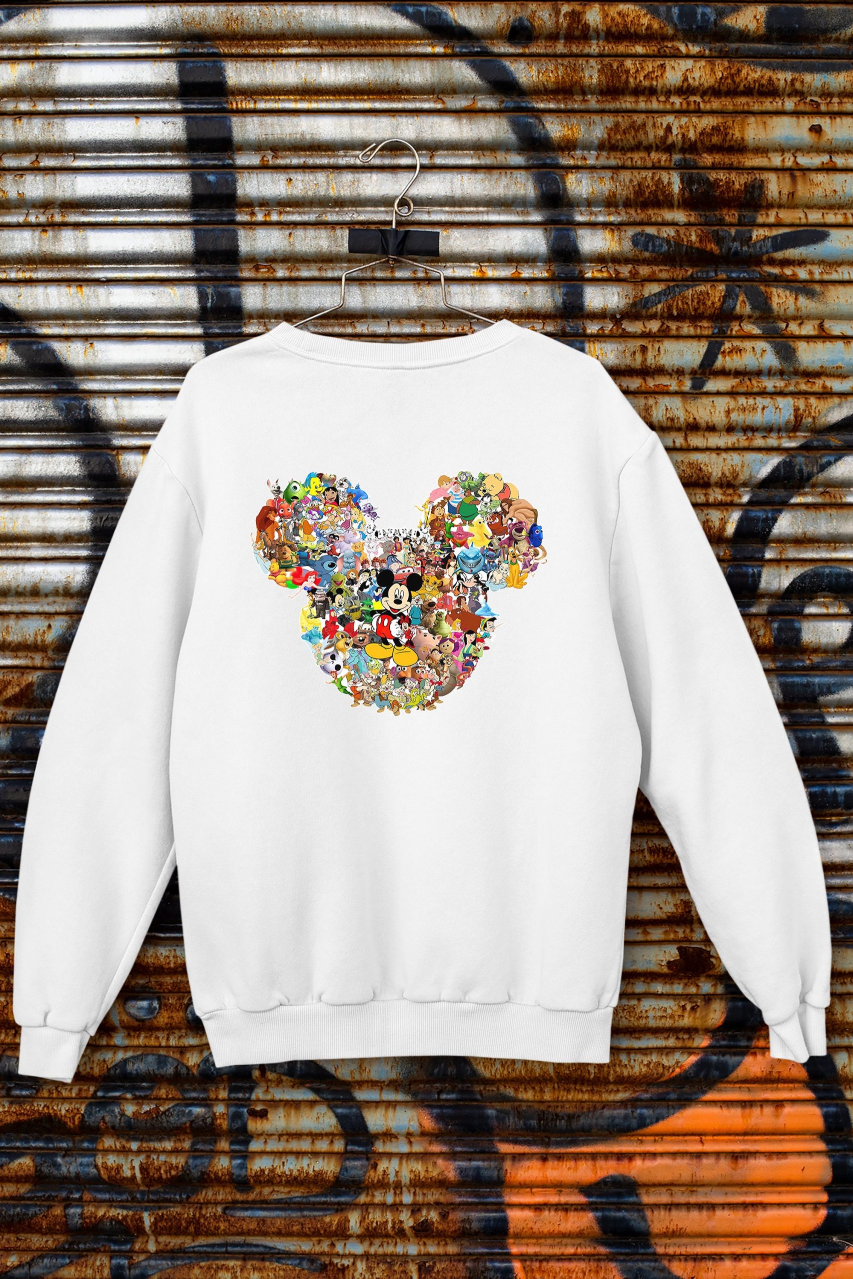Minnie Mickey Mouse Disney Characters Unisex Sweatshirt Minnie Mickey Mouse Disney Characters Unisex Sweatshirt