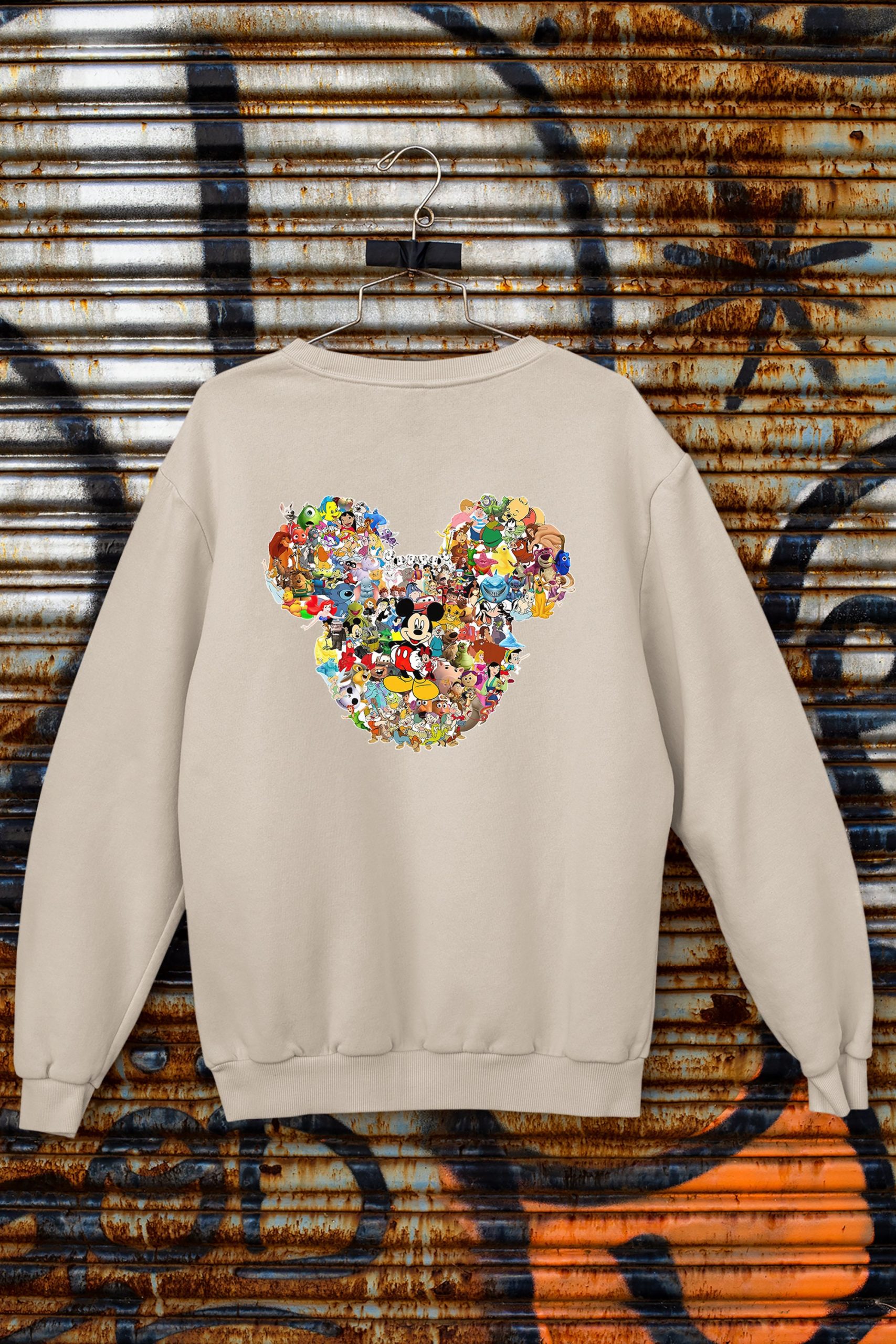 Minnie Mickey Mouse Disney Characters Unisex Sweatshirt Minnie Mickey Mouse Disney Characters Unisex Sweatshirt