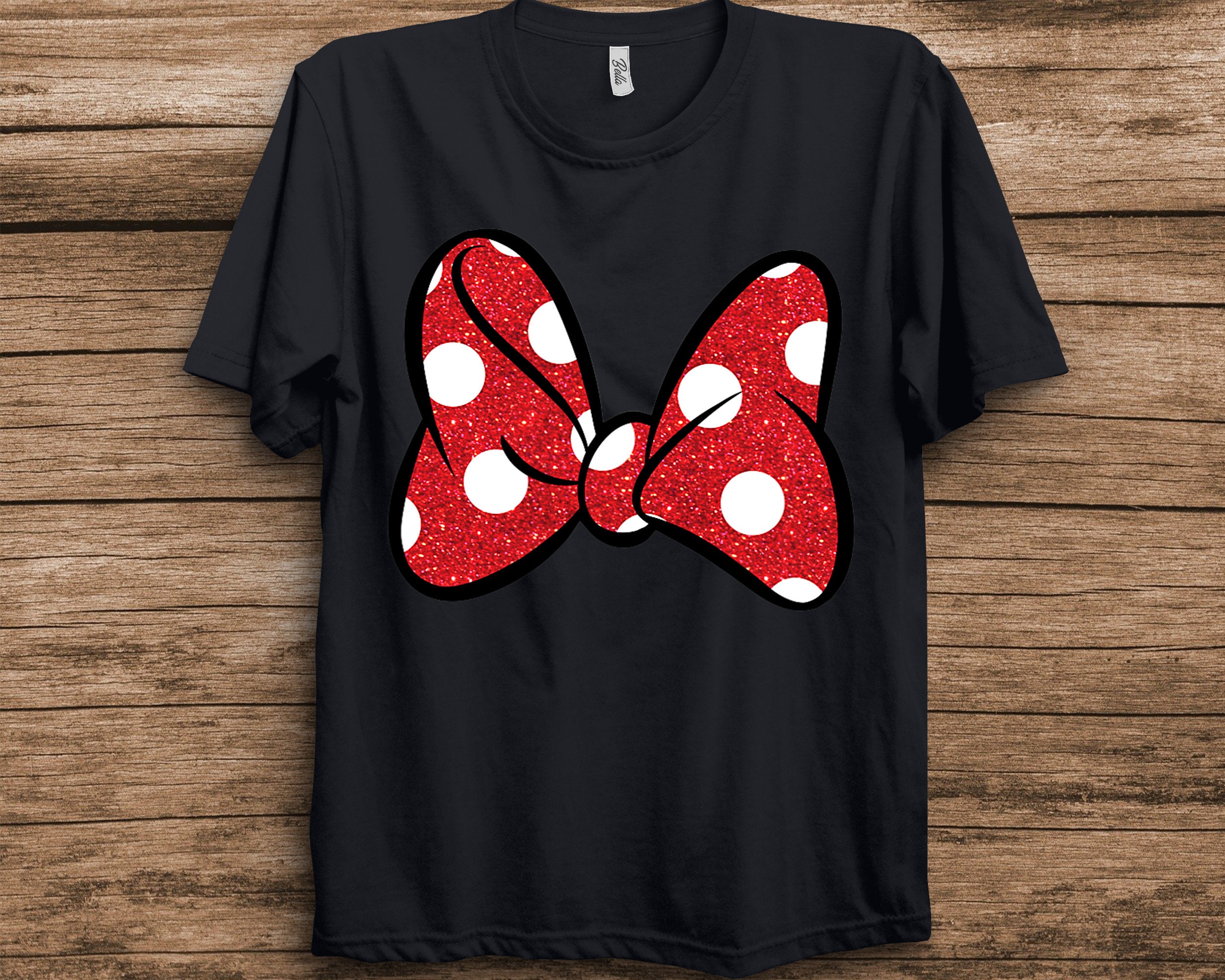 Minnie Mouse Big Bow Disney Unisex T-Shirt Minnie Mouse Big Bow Disney Unisex T-Shirt