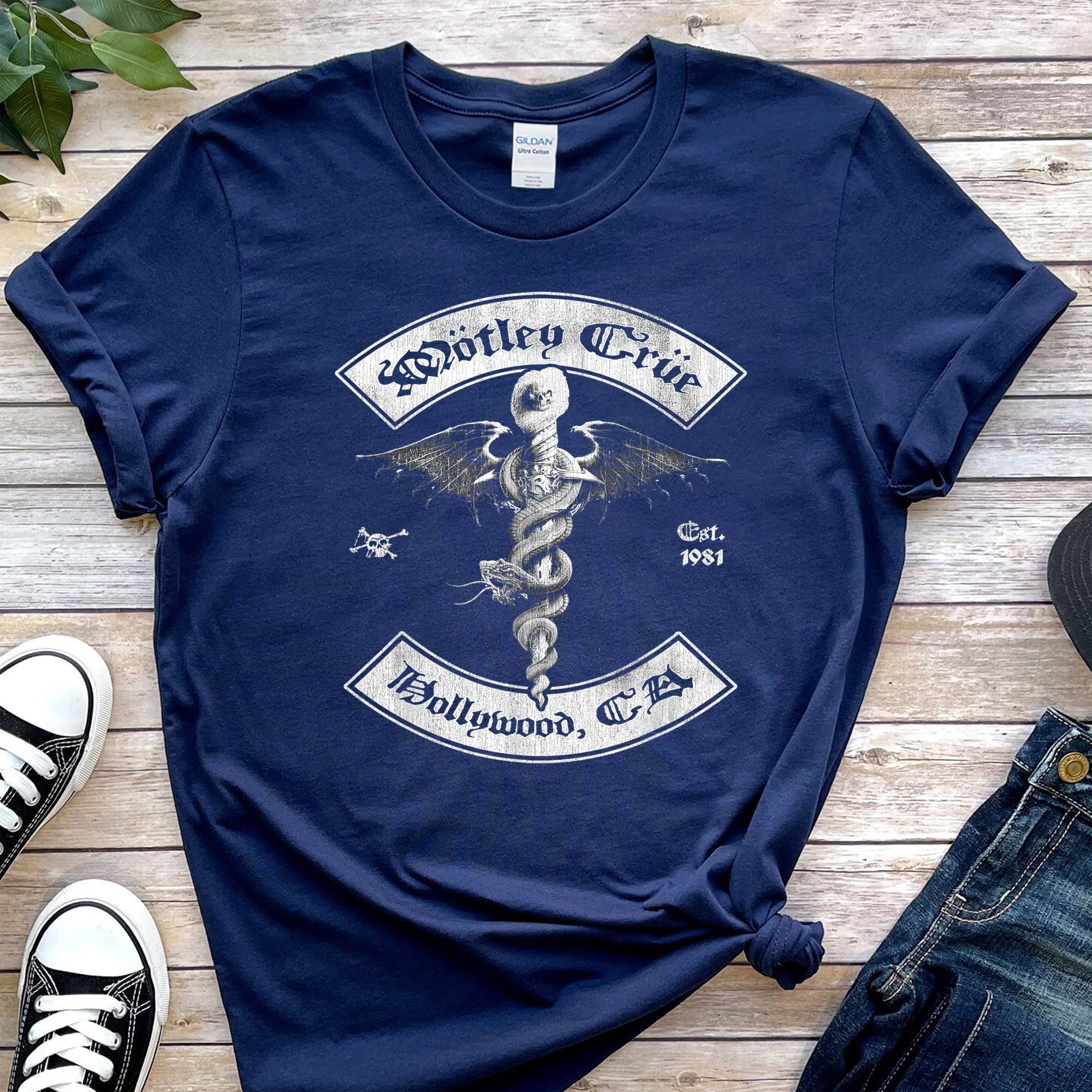 Motley Crue Feelgood Hollywood '81 Unisex T-Shirt Motley Crue Feelgood Hollywood '81 Unisex T-Shirt