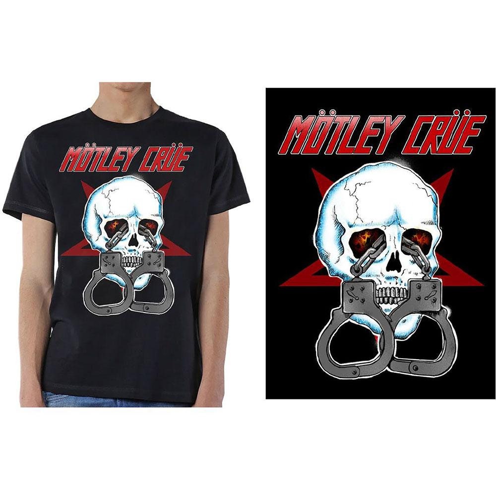 Motley Crue Unisex Tee Skull Cuffs 2 Unisex T-Shirt Motley Crue Unisex Tee Skull Cuffs 2 Unisex T-Shirt