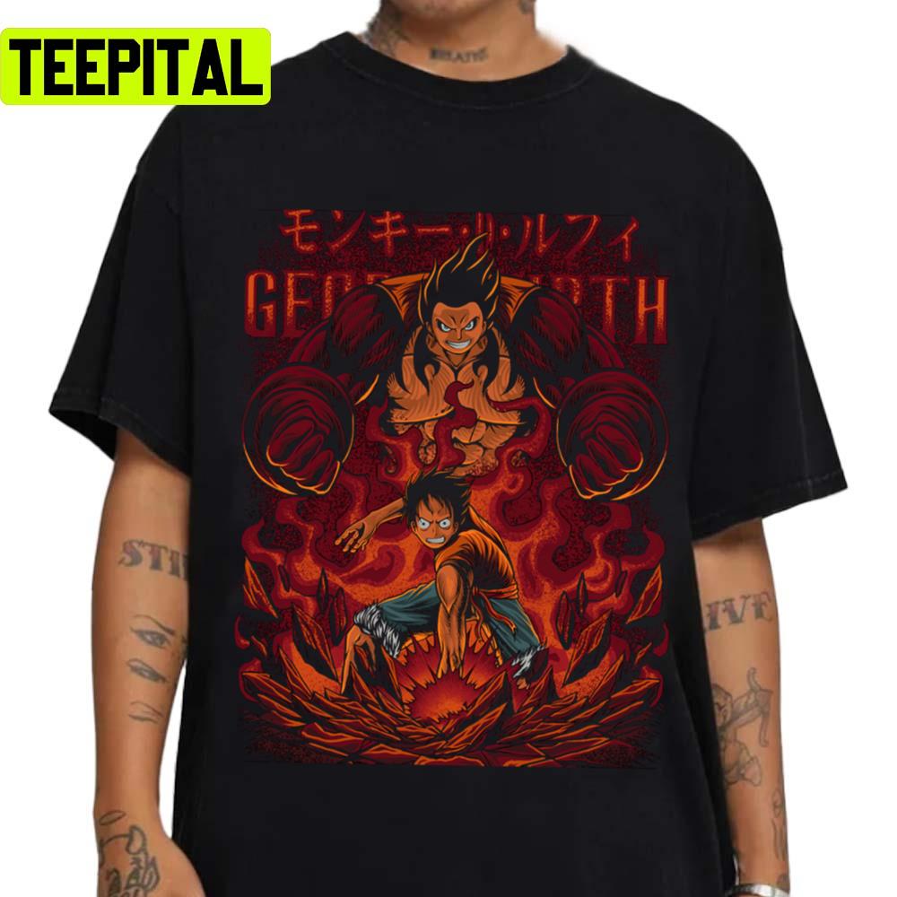 Mugiwara Gear Fourth One Piee Unisex T-Shirt Mugiwara Gear Fourth One Piee Unisex T-Shirt