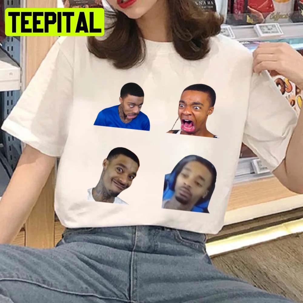 Multi Funny Face Flight Reacts Unisex T-Shirt Multi Funny Face Flight Reacts Unisex T-Shirt