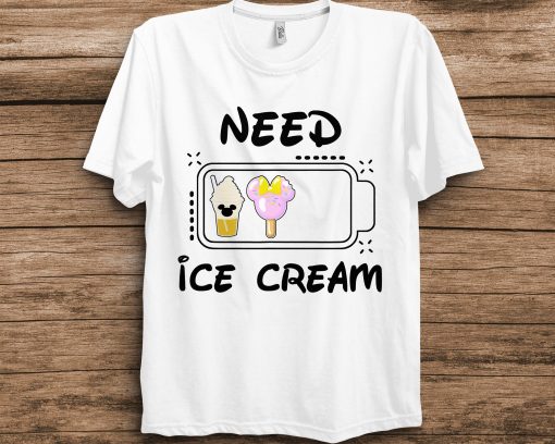 Need Ice Cream Disney Mickey Unisex T-Shirt