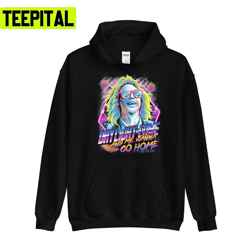 Neon Graphic It's Showtime Babe Beetlejuice Unisex T-Shirt Neon Graphic It's Showtime Babe Beetlejuice Unisex T-Shirt