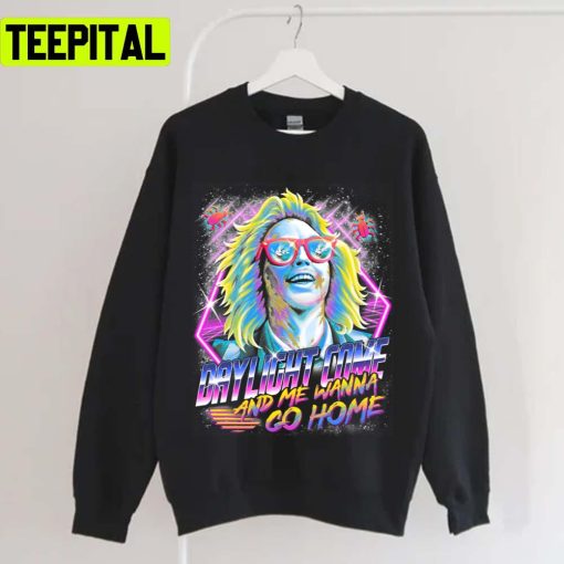 Neon Graphic It’s Showtime Babe Beetlejuice Unisex T-Shirt