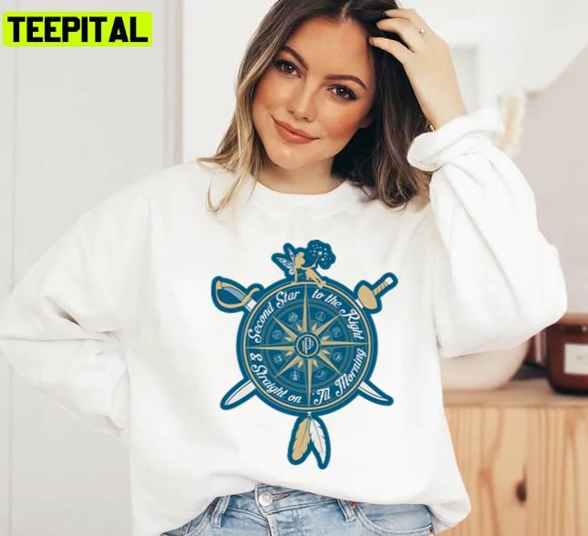 Never Grow Up Blue Peter Pan Disney Unisex Sweatshirt Never Grow Up Blue Peter Pan Disney Unisex Sweatshirt