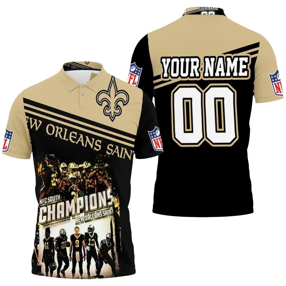 New Orleans Saints Nfc South Division Champions Personalized Polo Shirt All Over Print Shirt 3d T-shirt New Orleans Saints Nfc South Division Champions Personalized Polo Shirt All Over Print Shirt 3d T-shirt