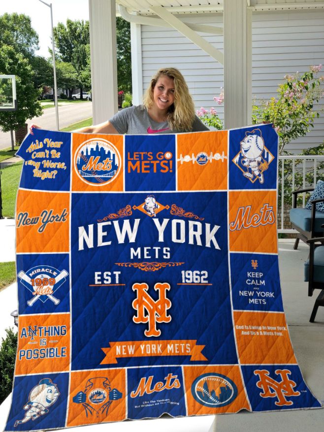 New York Mets Quilt Blanket New York Mets Quilt Blanket