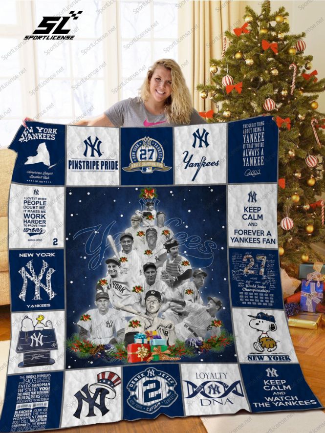 New York Yankees Lg Quilt Blanket Ver 02 New York Yankees Lg Quilt Blanket Ver 02