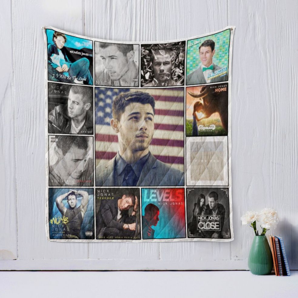 Nick Jonas Quilt Blanket Nick Jonas Quilt Blanket