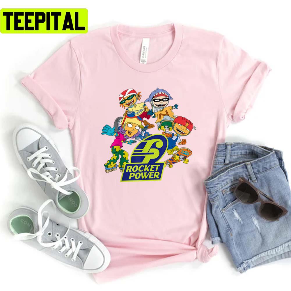 Nickelodeon Rocket Power Character Unisex T-Shirt Nickelodeon Rocket Power Character Unisex T-Shirt