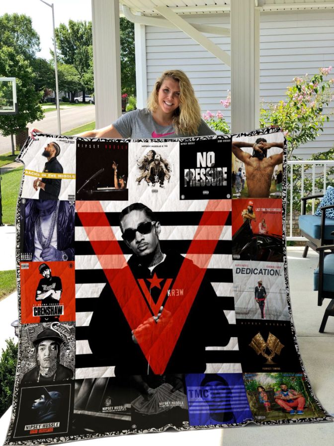 Nipsey Hussle Style 2 Quilt Blanket Nipsey Hussle Style 2 Quilt Blanket