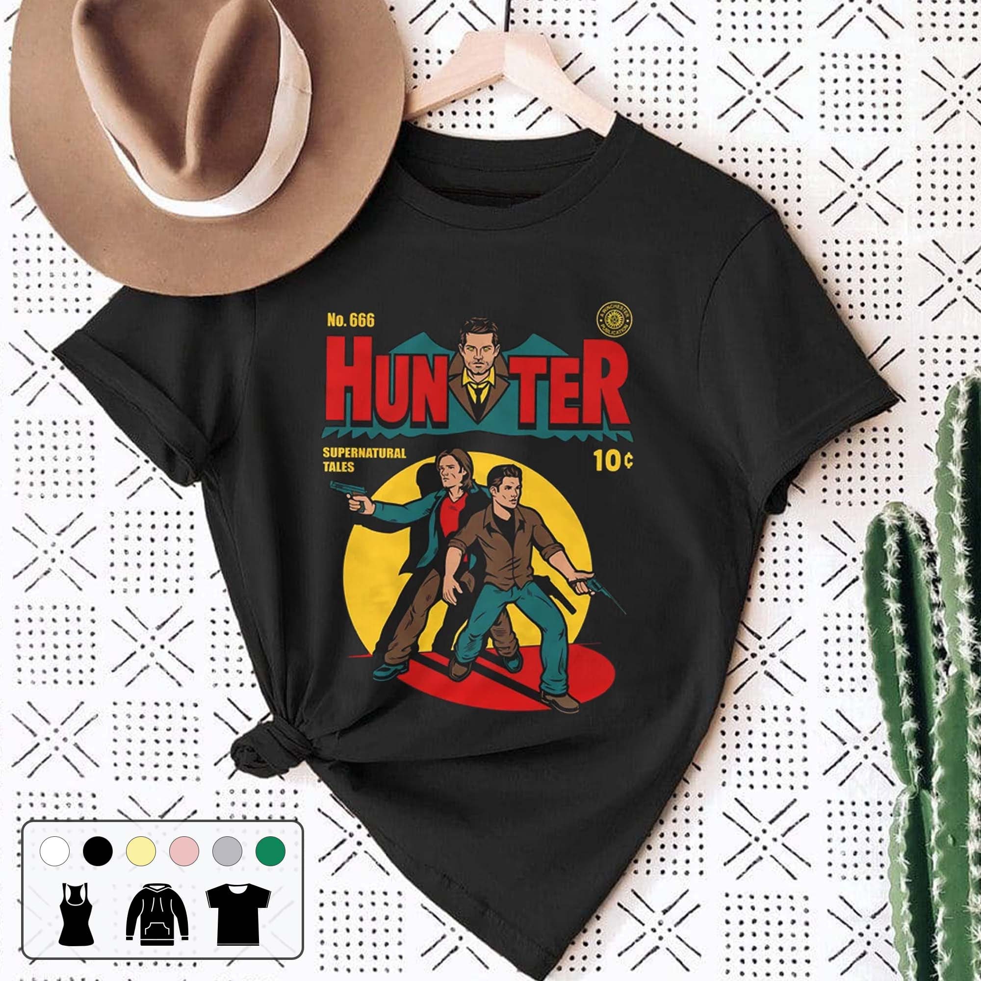 No 666 Hunter Comic Supernatural Tales Supernatural Winchesters Brother Graphic Unisex T-Shirt No 666 Hunter Comic Supernatural Tales Supernatural Winchesters Brother Graphic Unisex T-Shirt