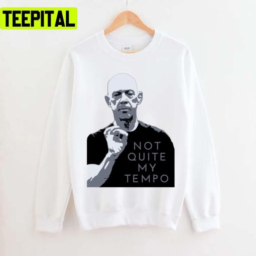 Not Quite My Tempo Black And White Unisex T-Shirt