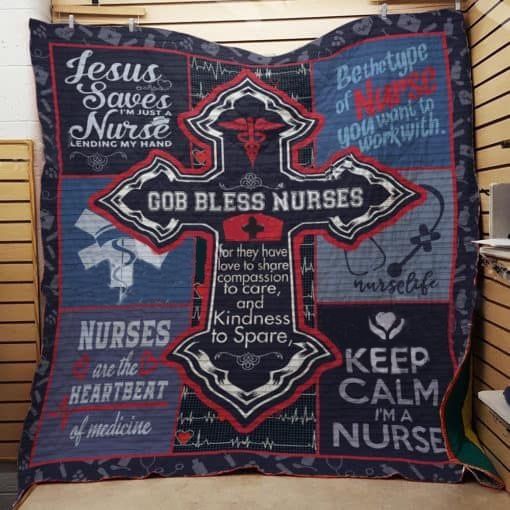 Nurse God Bless Nurses For They Have Love To Share Compassion To Care Quilt Blanket Great Customized Gifts For Perfect Gifts For Nurse Nurse God Bless Nurses For They Have Love To Share Compassion To Care Quilt Blanket Great Customized Gifts For Perfect Gifts For Nurse