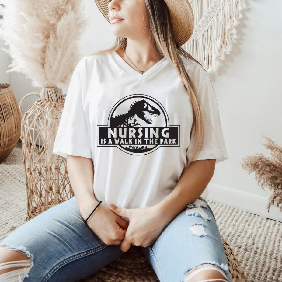 Nursing Is A Walk In The Dark Shirt Nursing Is A Walk In The Dark Shirt