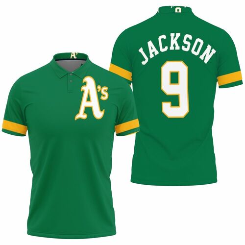Oakland Athletics Reggie Jackson 9 2020 Mlb Green Jersey Inspired Style Polo Shirt Model A32232 All Over Print Shirt 3d T-shirt Oakland Athletics Reggie Jackson 9 2020 Mlb Green Jersey Inspired Style Polo Shirt Model A32232 All Over Print Shirt 3d T-shirt