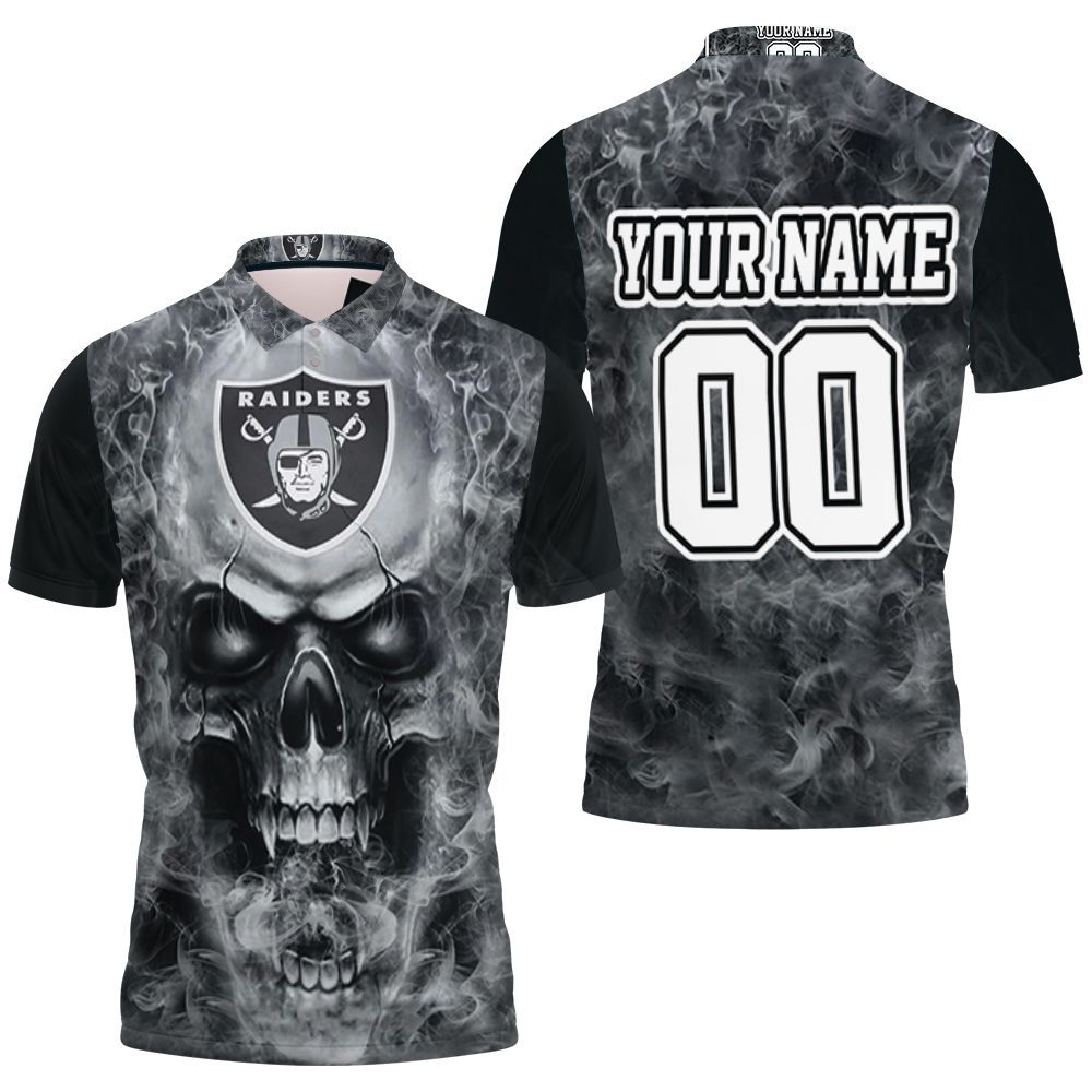 Oakland Raiders 3d Skull Personalized Polo Shirt All Over Print Shirt 3d T-shirt Oakland Raiders 3d Skull Personalized Polo Shirt All Over Print Shirt 3d T-shirt