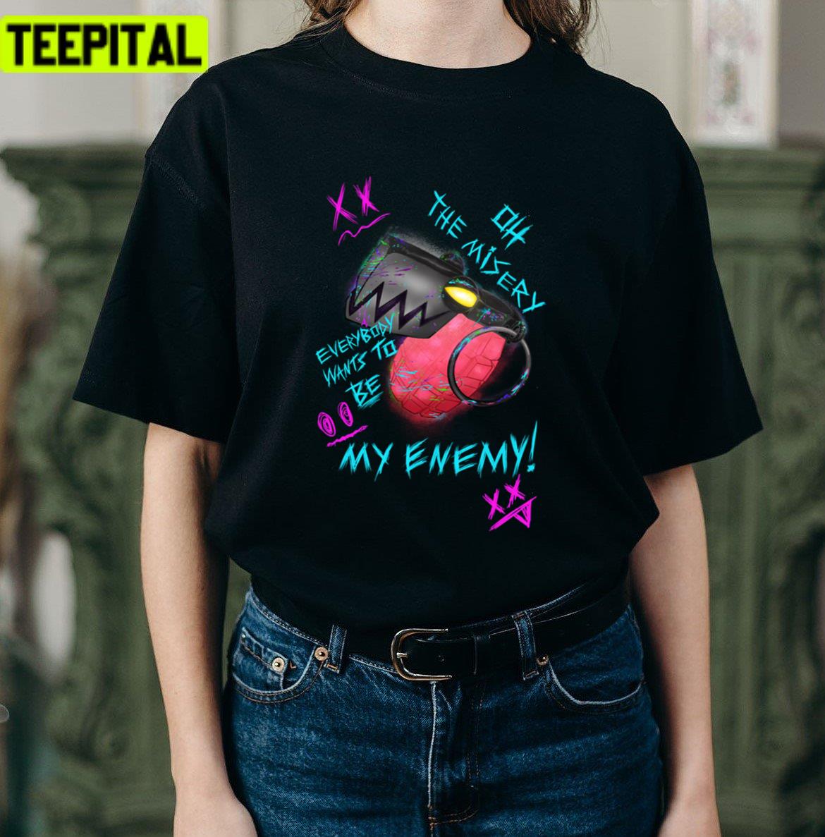 Oh The Misery Jinx Blue Version Imagine Dragon Unisex T-Shirt Oh The Misery Jinx Blue Version Imagine Dragon Unisex T-Shirt