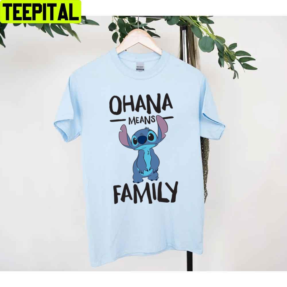 Ohana Means Family Stitch Unisex T-Shirt Ohana Means Family Stitch Unisex T-Shirt