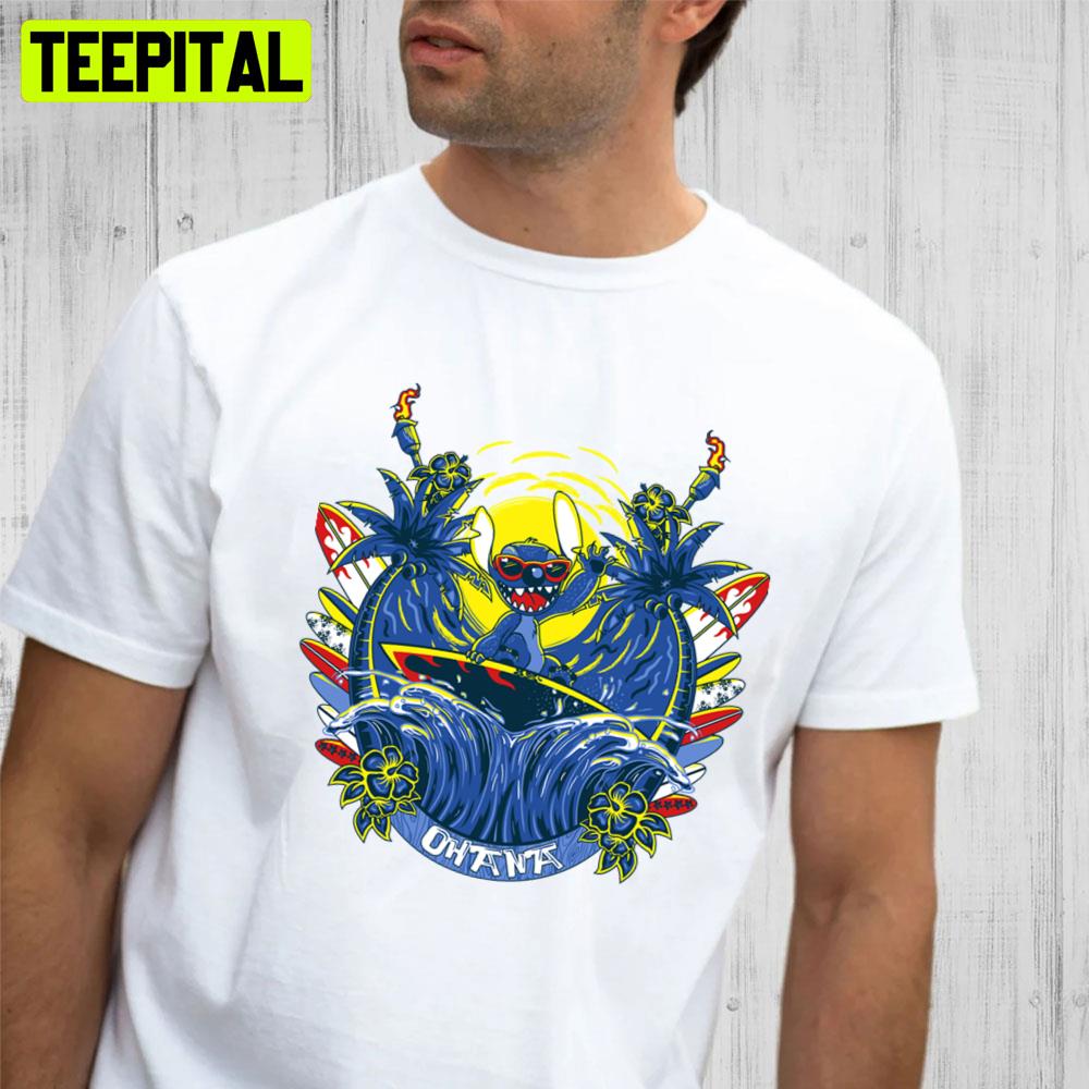 Ohana Stitch Art Unisex T-Shirt Ohana Stitch Art Unisex T-Shirt