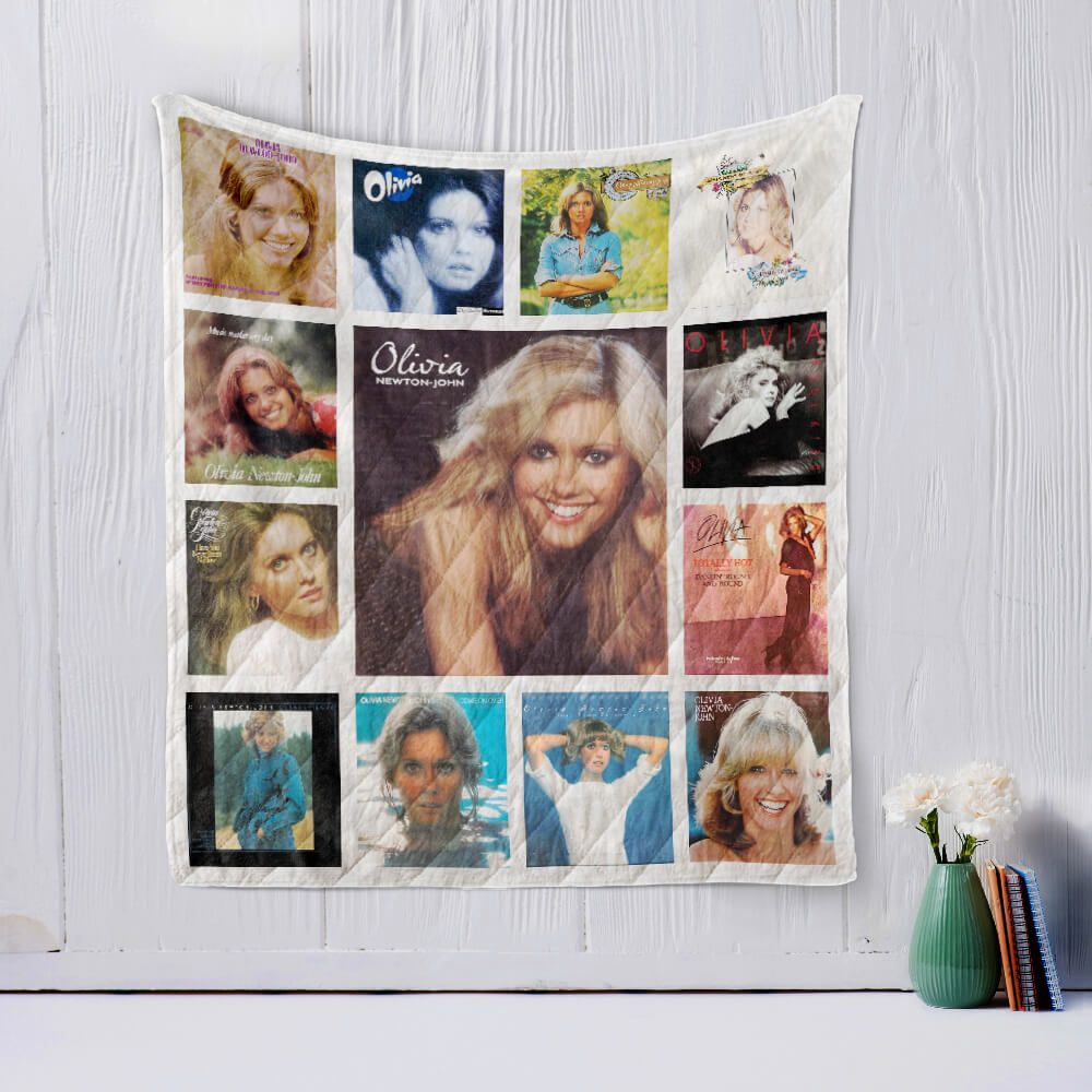 Olivia Newton-John Quilt Blanket Olivia Newton-John Quilt Blanket