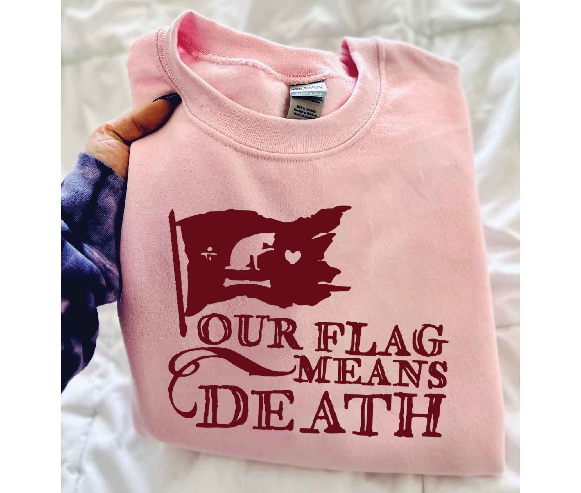 Our Flag Means Death Cat Crewneck Cat Lover Unisex T-Shirt Our Flag Means Death Cat Crewneck Cat Lover Unisex T-Shirt