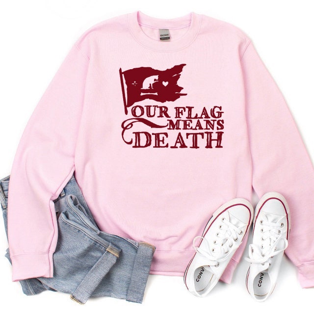 Our Flag Means Death Cat Crewneck Cat Lover Unisex T-Shirt Our Flag Means Death Cat Crewneck Cat Lover Unisex T-Shirt