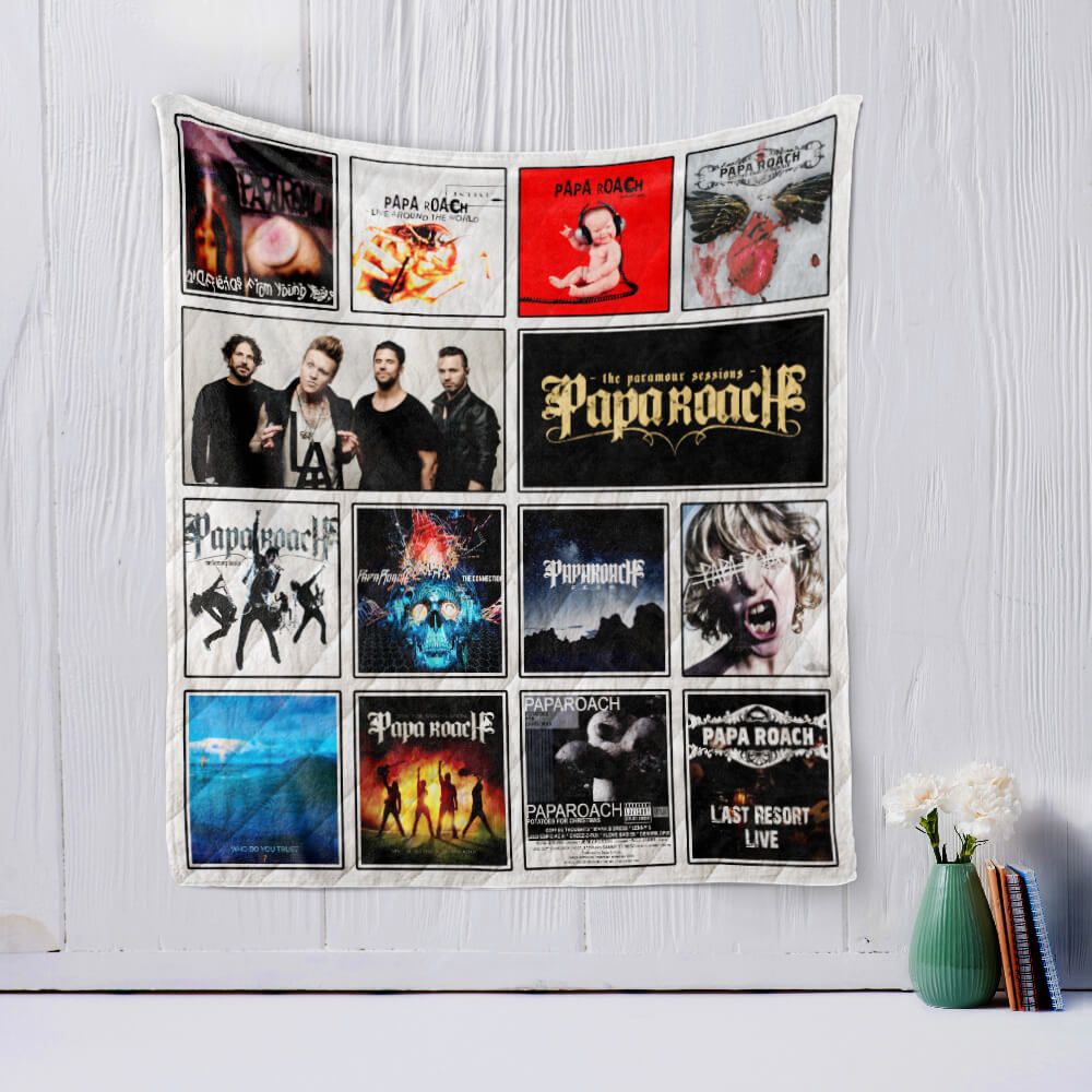 Papa Roach Quilt Blanket Papa Roach Quilt Blanket