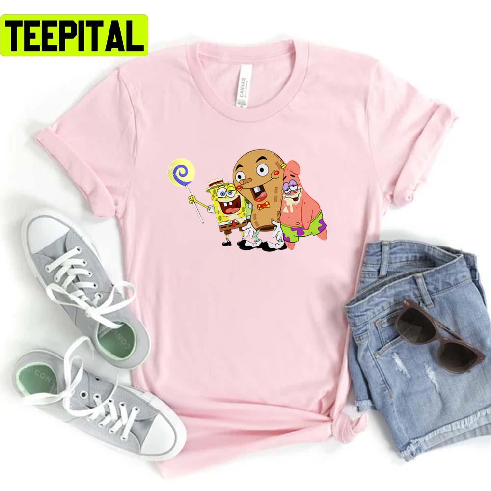 Patrick & Friends That Big Peanut Guy Spongebob Unisex T-Shirt Patrick & Friends That Big Peanut Guy Spongebob Unisex T-Shirt