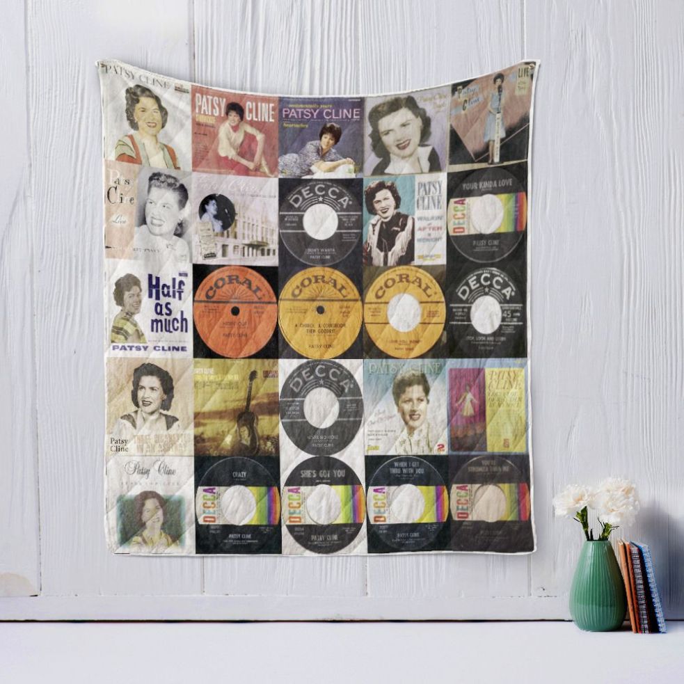 Patsy Cline Quilt Blanket Patsy Cline Quilt Blanket
