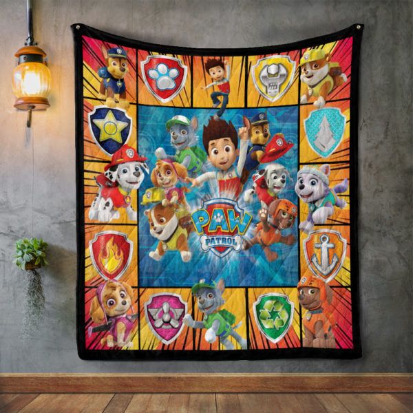 Paw Patrol Style2 Quilt Blanket Paw Patrol Style2 Quilt Blanket