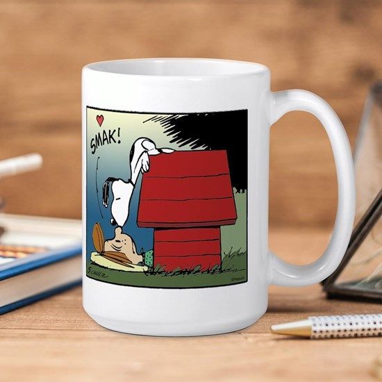 Peanuts Smak Snoopy Kiss Premium Sublime Ceramic Coffee Mug White Peanuts Smak Snoopy Kiss Premium Sublime Ceramic Coffee Mug White