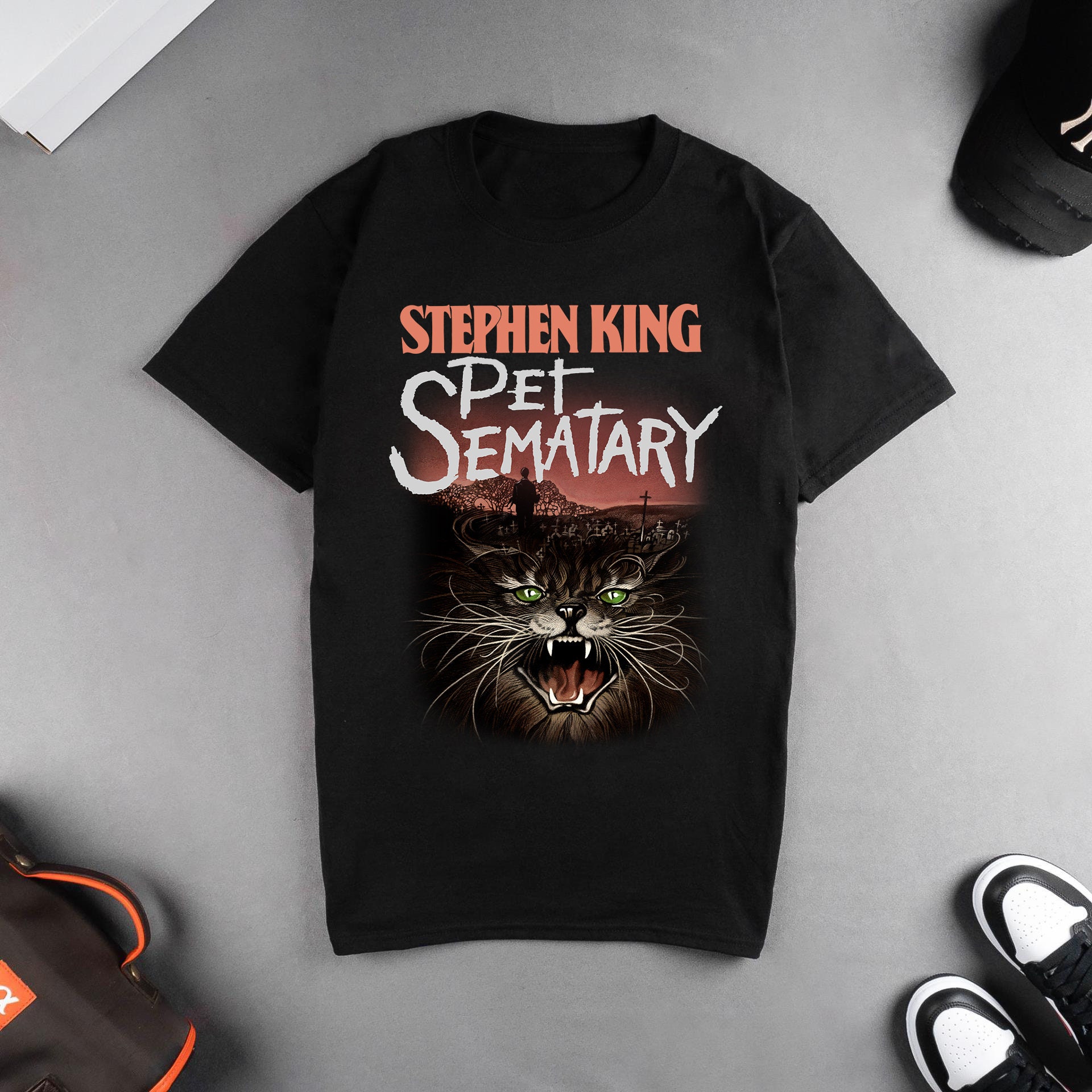 Pet Sematary Stephen King Design Unisex T-Shirt Pet Sematary Stephen King Design Unisex T-Shirt