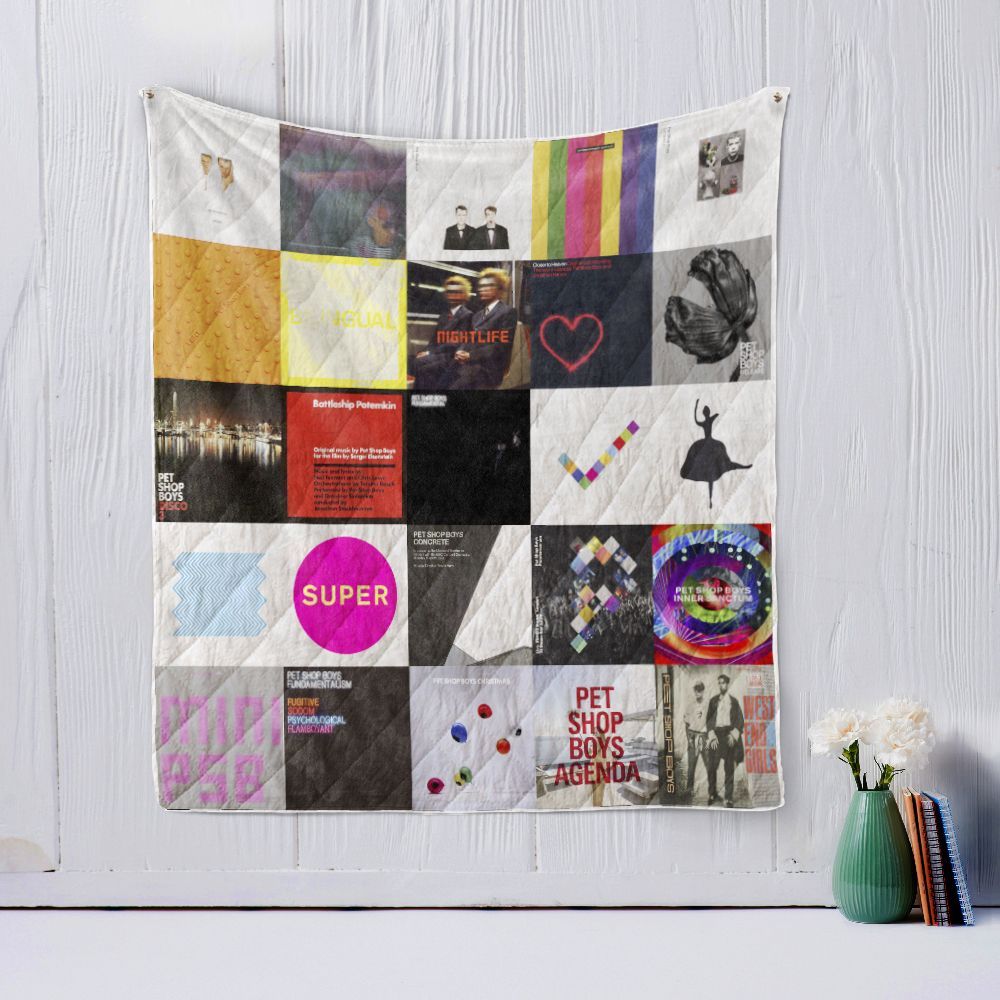 Pet Shop Boys Quilt Blanket Pet Shop Boys Quilt Blanket