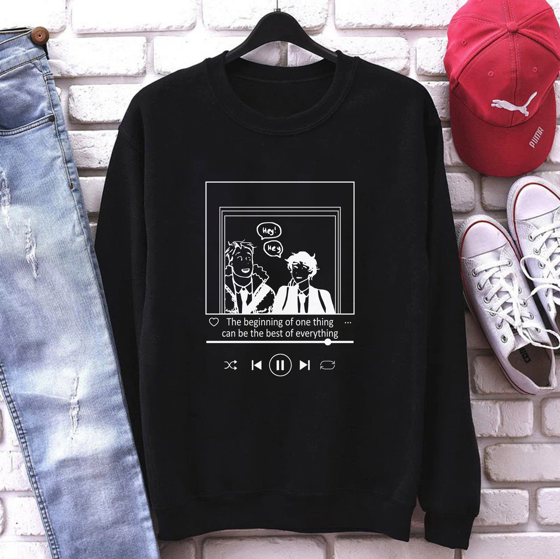Phases Inspired Book Nick And Charlie Heartstopper Unisex Sweatshirt Phases Inspired Book Nick And Charlie Heartstopper Unisex Sweatshirt