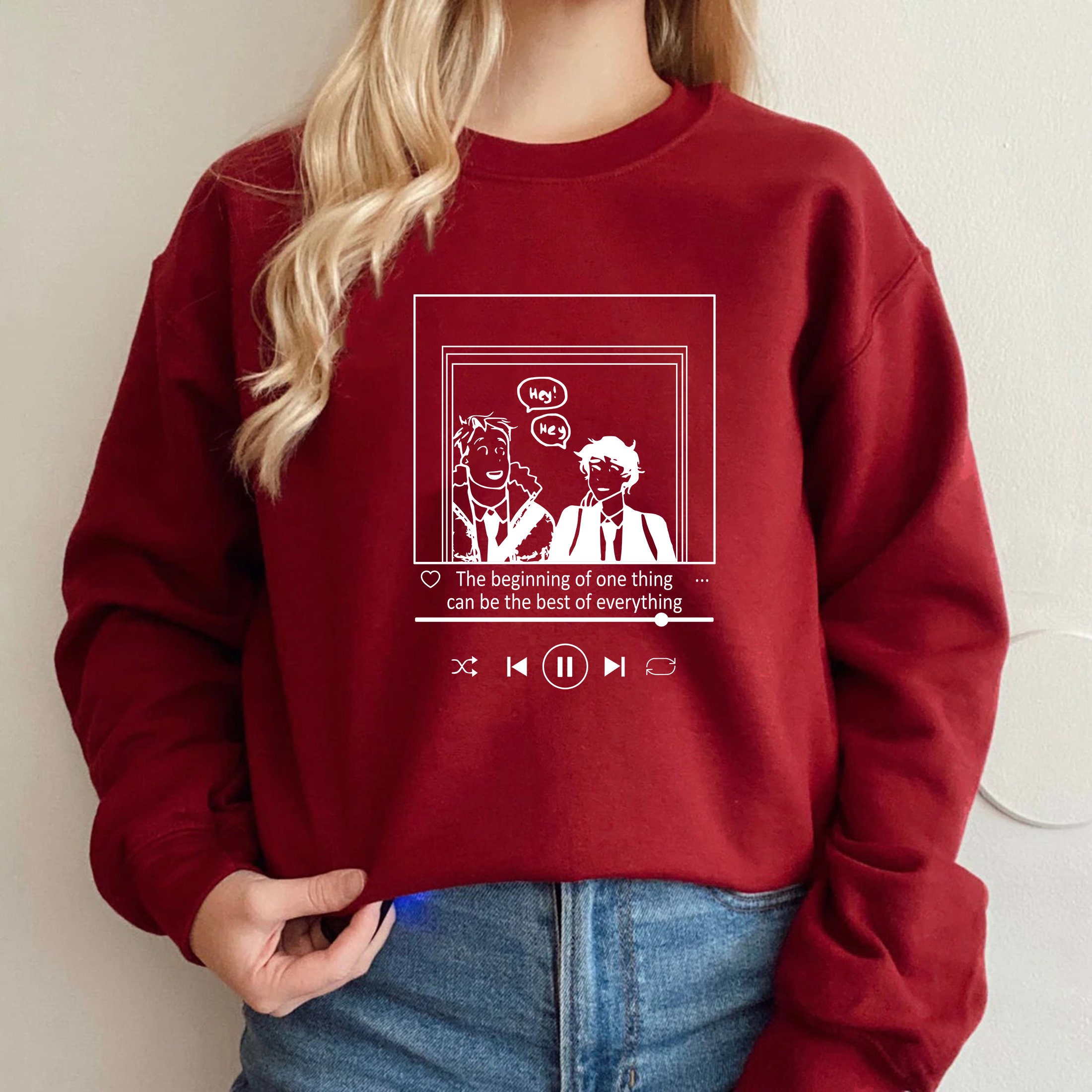Phases Inspired Book Nick And Charlie Heartstopper Unisex Sweatshirt Phases Inspired Book Nick And Charlie Heartstopper Unisex Sweatshirt