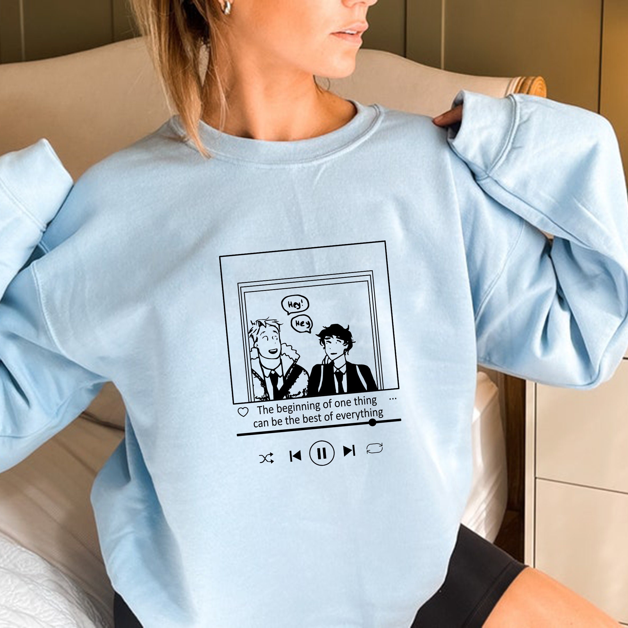 Phases Inspired Book Nick And Charlie Heartstopper Unisex Sweatshirt Phases Inspired Book Nick And Charlie Heartstopper Unisex Sweatshirt